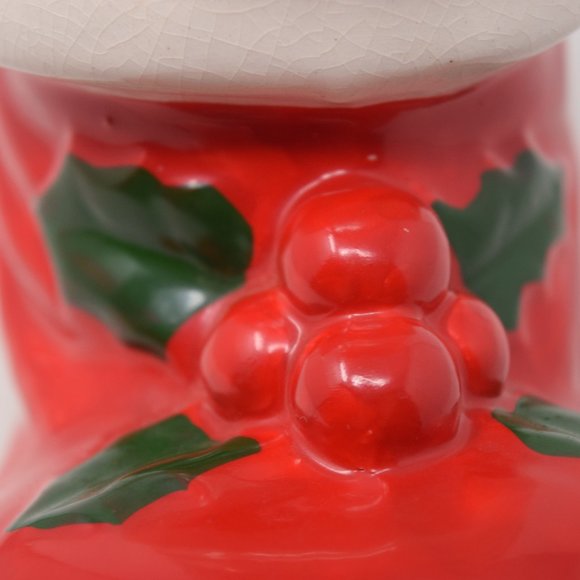 VTG Spaghetti Trim Wyatt Dunagan Williams Karoff Santa Christmas Boot Bank Japan - Picture 11 of 15